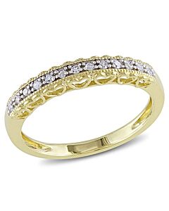Amour Diamond 10K Yellow Gold Ring