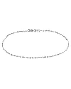 AMOUR Diamond Cut Cable Chain Bracelet In Platinum, - 7 In.
