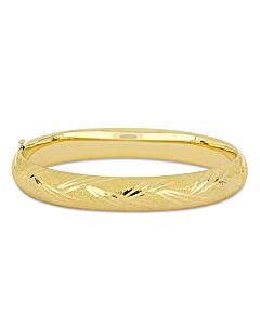 AMOUR Gold Bangle In 14K Yellow Gold, 7.5 In