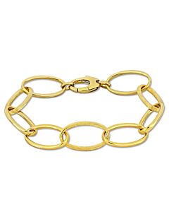 Amour Oval Link Bracelet in 14k Yellow Gold - 8 in.