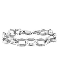 AMOUR Rolo Chain Bracelet In Sterling Silver, 7.5 In