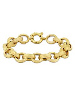 Amour Rolo Link Bracelet in 14k Yellow Gold - 7 in.