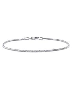 Amour Snake Chain Bracelet in Sterling Silver