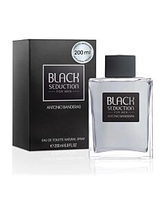 Antonio Banderas Men's Black Seduction EDT Spray 6.8 oz Fragrances 8411061930878