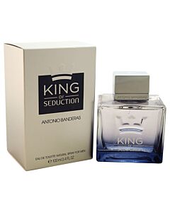 Antonio Banderas Men's King Of Seduction EDT Spray 3.4 oz Fragrances 8411061784273
