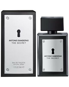 Antonio Banderas Men's The Secret EDT Spray 1.7 oz Fragrances 8411061701041