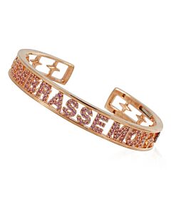 APM Monaco Ladies Embrasse Moi Crystal Cuff Bracelet, Brand Size S