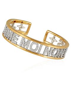 APM Monaco Ladies Je T 'Aime Moi Non Plus Sterling Silver Bracelet, Brand Size S
