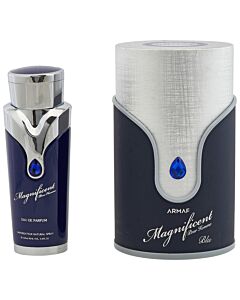 Armaf Men's Magnificent Blue EDP Spray 3.38 oz Fragrances 6294015138306