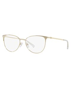 Armani Exchange 52 mm Shiny Pale Gold Eyeglass Frames