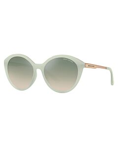 Armani Exchange 55 mm Shiny Opaline Azure Sunglasses