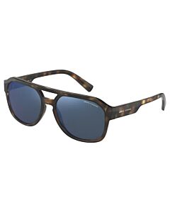 Armani Exchange 57 mm Matte Havana Sunglasses