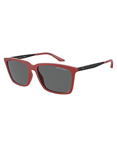 Armani Exchange 57 mm Matte Red Sunglasses