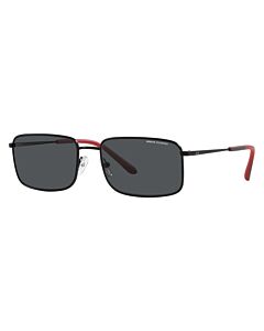 Armani Exchange 58 mm Matte Black Sunglasses
