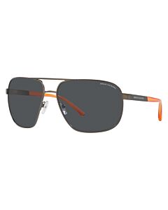 Armani Exchange 64 mm Matte Grey Sunglasses