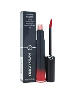 Armani Ladies Ecstasy Lacquer Excess Lipcolor Shine - # 402 Red-to-Go Liquid Lip gloss 0.2 oz Makeup 3614270619595