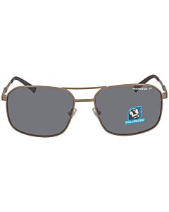 Arnette 56 mm Rubber Gunmetal Sunglasses