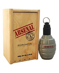 Arsenal Grey by Gilles Cantuel for Men - 3.4 oz EDP Spray