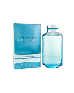 Azzaro Men's Chrome Legend EDT Spray 4.2 oz Fragrances 3351500015245