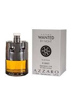 Azzaro Men's Wanted By Night EDP Spray 3.4 oz (Tester) Fragrances 3351500009862