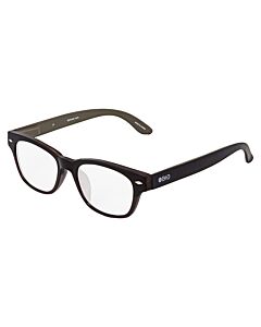 B+D Super Bold 50 mm Brilliant Black Eyeglasses