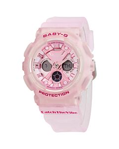 Baby-G Chronograph Resin 1 Pink Dial Watch