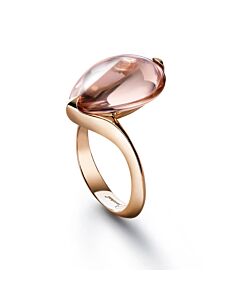 Baccarat Women's Fleurs De Psydélic Vermeil Pink Mirror Crystal Ring 2806958
