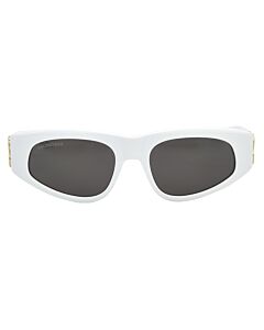 Balenciaga 53 mm White Sunglasses