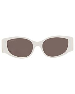 Balenciaga 56 mm White Sunglasses