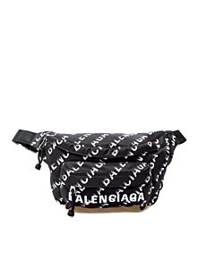 Balenciaga Black/White Belt Bag