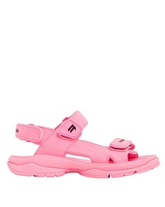 Balenciaga Fluo Pink Technical Material Tourist Sandals