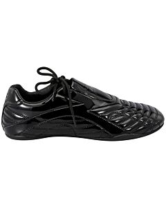 Balenciaga Ladies Black Shiny Technical Polyurethane Zen Sneakers