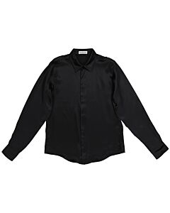 Balenciaga Ladies Black Silk Shirt