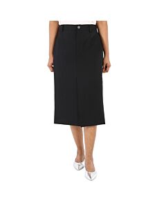 Balenciaga Ladies Longuette Panelled Midi Skirt, Brand Size 36 (US Size 6)