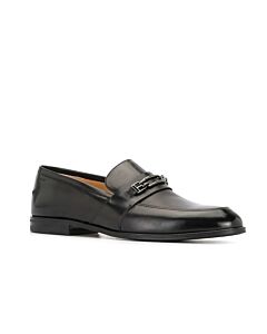 Bally Black Leather Wesper Penny Loafers, Brand Size 9 (US Size 10 EEE)
