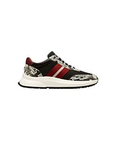 Bally Daryn Mixed Media Low-Top Sneakers, Brand Size 13 ( US Size 14 )