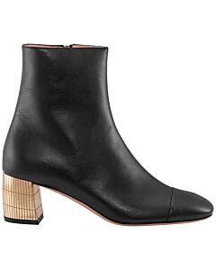 Bally Emme Black Leather Ankle Boots