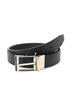 Bally Men's Black Shiff  Reversible Leather Belt