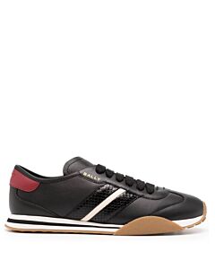 Bally Men's BlackStewy-P Panelled Leather Sneakers
