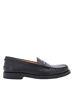 Bally Men's Roody Black Calf Leather Moccasins