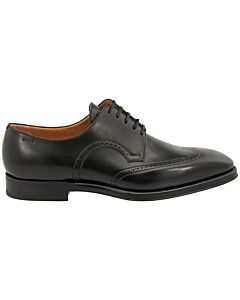 Bally Men's Scanlan Black Leather Lace-up Brogue Oxford Shoes