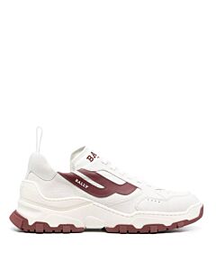 Bally White Holden Lace-Up Sneakers