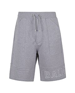 Balmain Men's Logo Embossed Bermuda Shorts