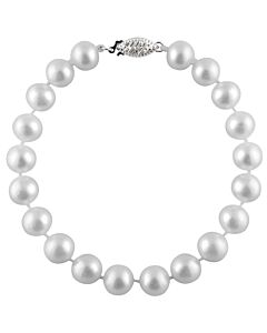 Bella Pearl White Freshwater Pearl Bracelet FWS7-7W