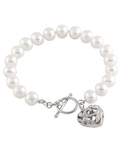 Bella Pearl White Pearl Bracelet BSR-18W