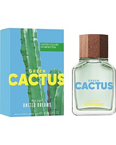 Benetton Men's Green Cactus EDT 3.4 oz Fragrances 8433982024078