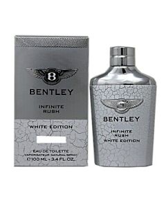 Bentley Men's Infinite Rush White Edition EDT Spray 3.4 oz (Tester) Fragrances 7640171190051