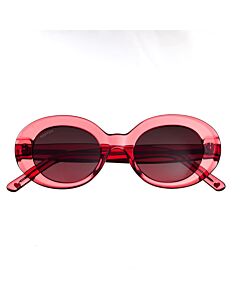 Bertha The Margot 65 mm Red Sunglasses