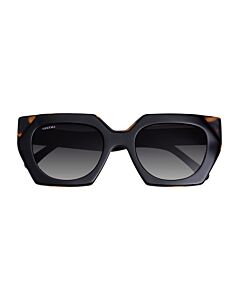 Bertha The Marlowe 66 mm Black Sunglasses