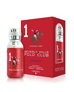 Beverly Hills Polo Club Men's No 1 EDT 3.4 oz Fragrances 8718719850046